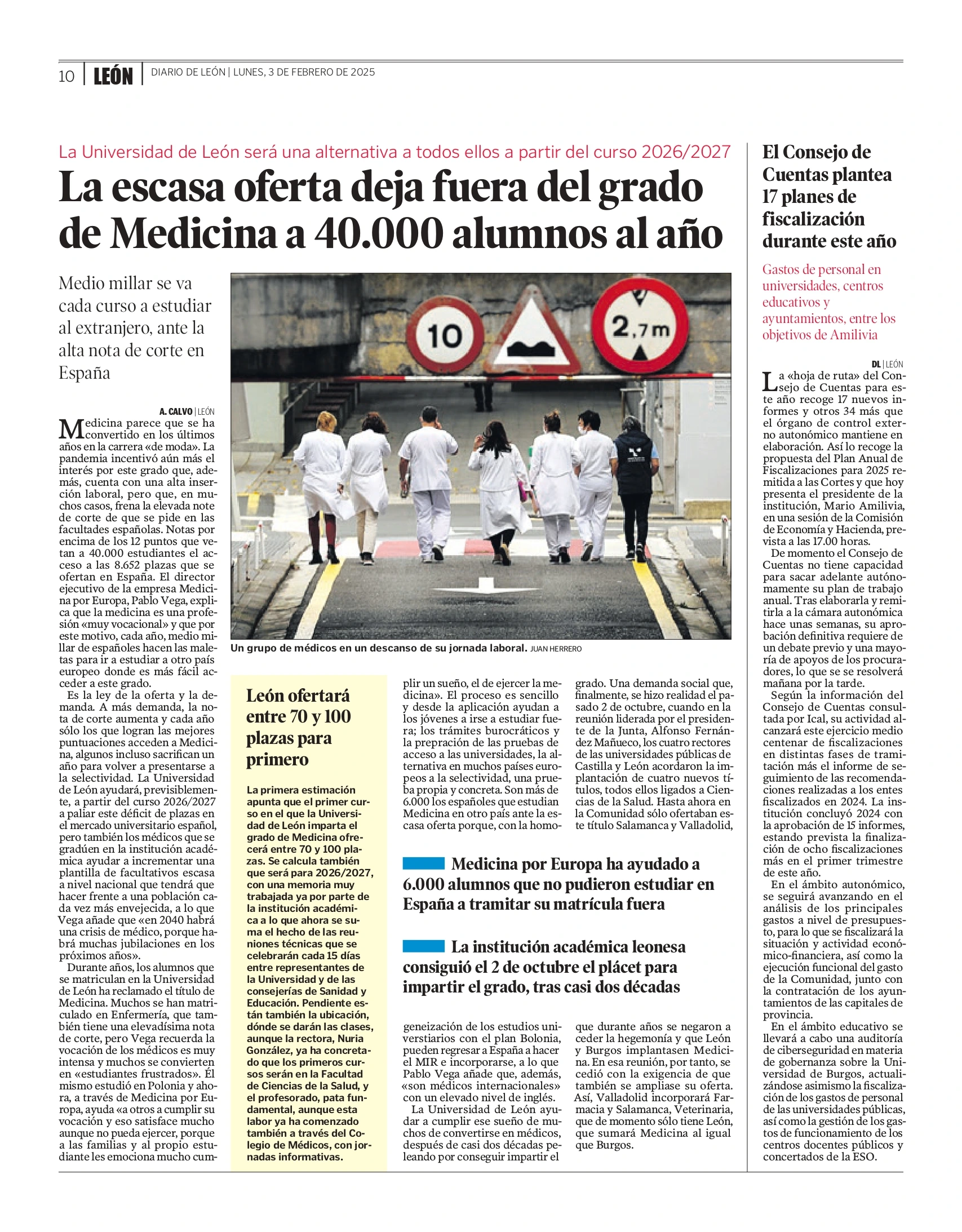 Recorte de prensa: Diario de León